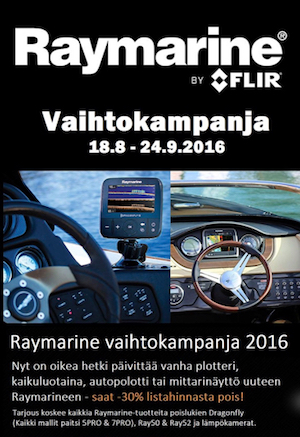 Raymarine vaihtokampanja 2016